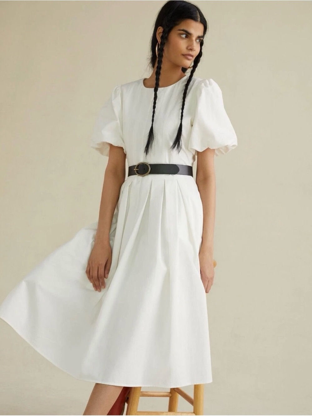 Anthropologie White Eri & Ali Dress